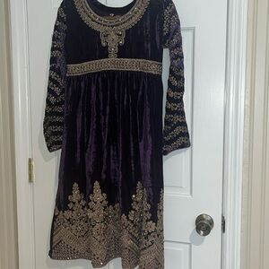 3 piece Indian/pakistani velvet suit